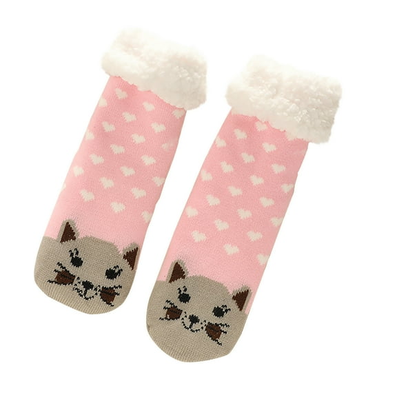 Women's Floor Socks Lamb Wool Blanket Socks Winter Socks Confinement Socks Home Socks Sleep Socks Extra Thick Velvet Women's Socks