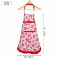 thumbnail image 1 of Women's Floral Apron with Pockets Adjustable Waist Bib Apron for Cooking Baking Gardening and Hostess Gift, 1 of 3