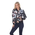 thumbnail image 1 of Women's Floral Bomber Jacket, 1 of 5