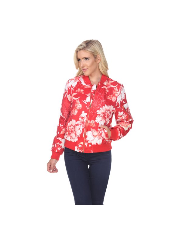 Women's Floral Bomber Jacket
