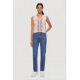 thumbnail image 1 of Women's Floral Crochet Button Front Vest, 1 of 4