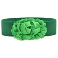 thumbnail image 1 of Women's Floral Elastic Dress With Decorative Floral Wide Waistband Very Long Belt Mens Belts Casual Belts for Dresses Vintage Belts for Men Wide Belt Mens Leather Belt Reversible Color Leather Belts, 1 of 3