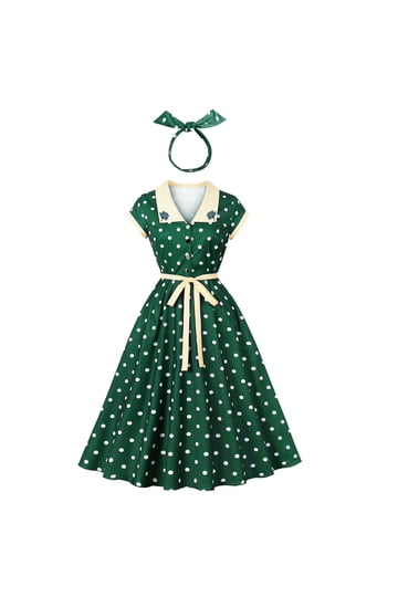 Shop Polka Dot Dresses for Vintage and Retro Styles at Walmart Shop Polka Dot Dresses for Vintage and Retro Styles at Walmart