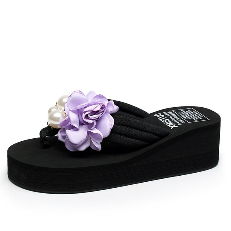 2 inch online platform flip flops