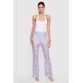 thumbnail image 1 of Women's Floral Lace Flare Leg Casual Pants, 1 of 4