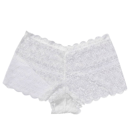 Women's Floral Lace Underwear Thong Panty Set