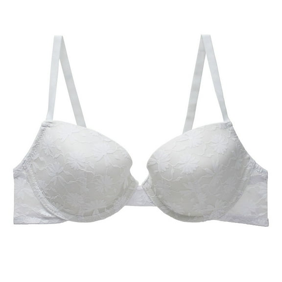 Women's Floral Lace Underwire push up Bra 32B
