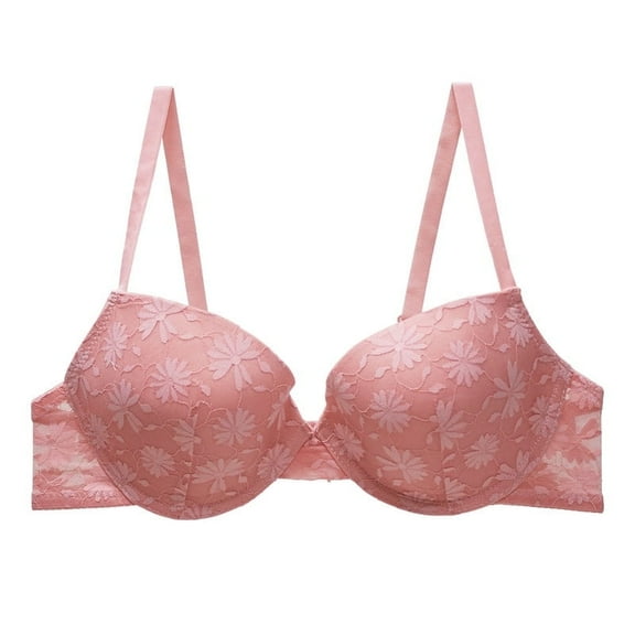 Women's Floral Lace Underwire push up Bra 32B