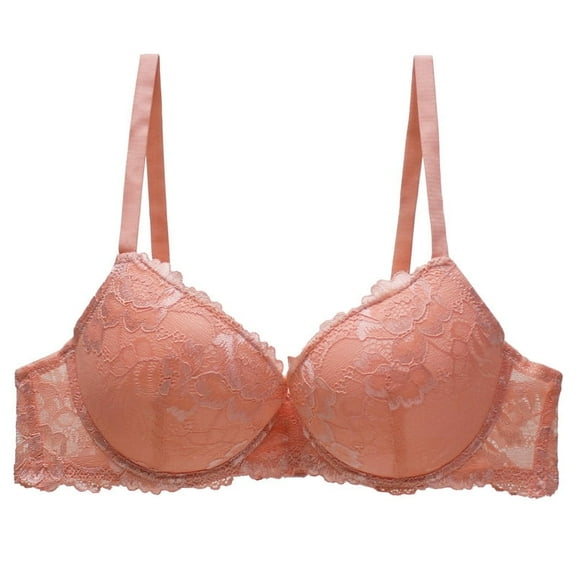 Women's Floral Lace Underwire push up Bra 34B
