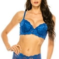 thumbnail image 1 of Women's Floral Lace Underwire push up Bra 38C, 1 of 4