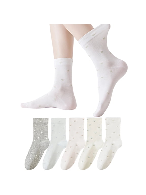 Women's Floral Pattern Ankle Socks with Lightweight Breathable Fabric and Soft Ribbed Cuff for Casual Wear Office Days Errands Travel Trips or Lounging at Home Beige