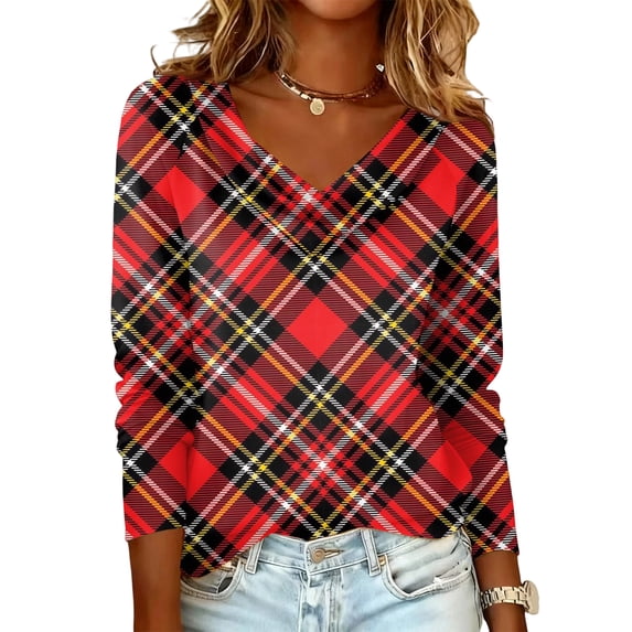 Women's Floral Print Casual Fashion Long Sleeve Pullover Blouse Loose Comfortable Top for Daily Wear Spring Fall Outfit