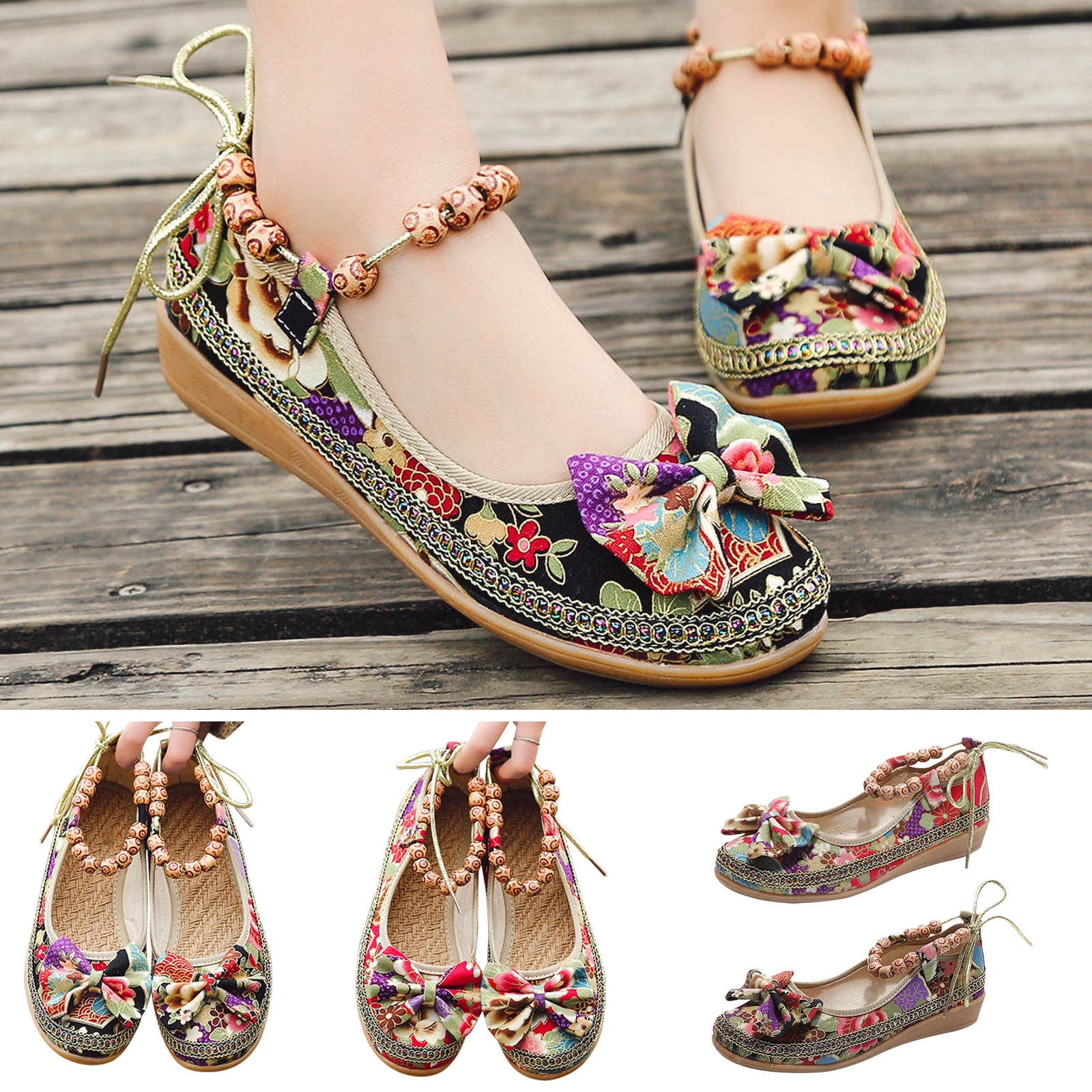 Floral flats shoes 2025
