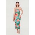 thumbnail image 1 of Women's Floral Print Tube Maxi Dress, 1 of 3