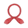 thumbnail image 1 of Women's Floral Rhinestone Retro Scarf, 27.6'' Square Cotton Print Pattern Neckerchief Head Wrap for Party Gift One Size Deep red, 1 of 6