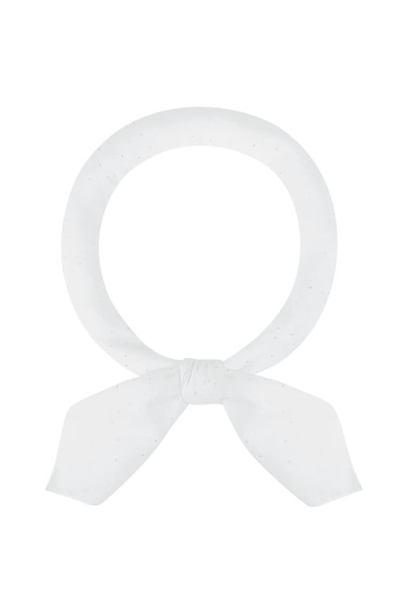 Women's Floral Rhinestone Retro Scarf, 27.6'' Square Cotton Print Pattern Neckerchief Head Wrap for Party Gift One Size White