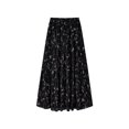 thumbnail image 1 of Women's Floral Ruffle A-Line Midi Skirt - Summer High-Waisted Flowy Skirt, 1 of 4