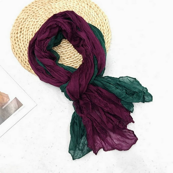 Women's Floral Scarf Under $5! Kadlawus Women's Floral Silk Scarf, Versatile Shawl Scarf, Fashion Scarf for Daily, Party, Travel, Gift, Casual Wear, Lightweight Scarf, Gift for Her, Silk Scarf