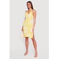 thumbnail image 1 of Women's Floral Side Slit Halter Midi Dress, 1 of 3