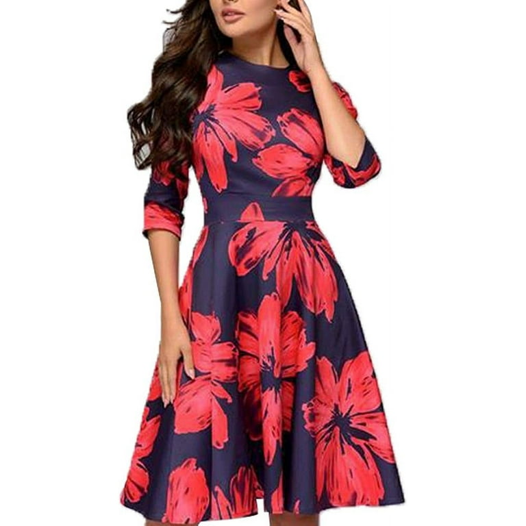 Elegant midi evening dresses hot sale