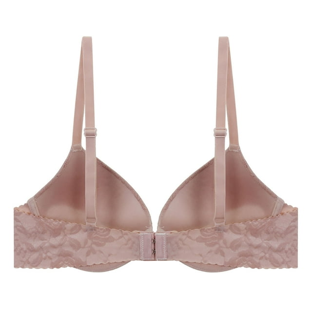 Women's Floral lace push up underwire Bra 34B