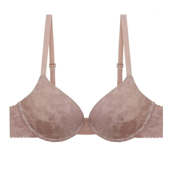 Women's Floral lace push up underwire Bra 36C