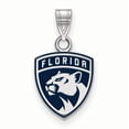 thumbnail image 1 of Women's Florida Panthers Sterling Silver Small Enamel Pendant, 1 of 4