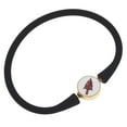 thumbnail image 1 of Women' CANVAS Style Florida State Seminoles Enamel Silicone Bali Bracelet, 1 of 1