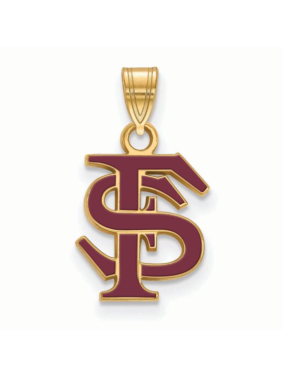 Women's Florida State Seminoles Gold Plated Small Enamel Pendant