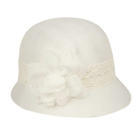 Women's Flower Clothe Summer Bucket Hats