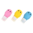 thumbnail image 1 of DRAFIDEEP Travel Size Bottles 3Pcs Squeezable Airtight Leak Proof Owl Shaped Silicone PP Lotion Containers, 1 of 8