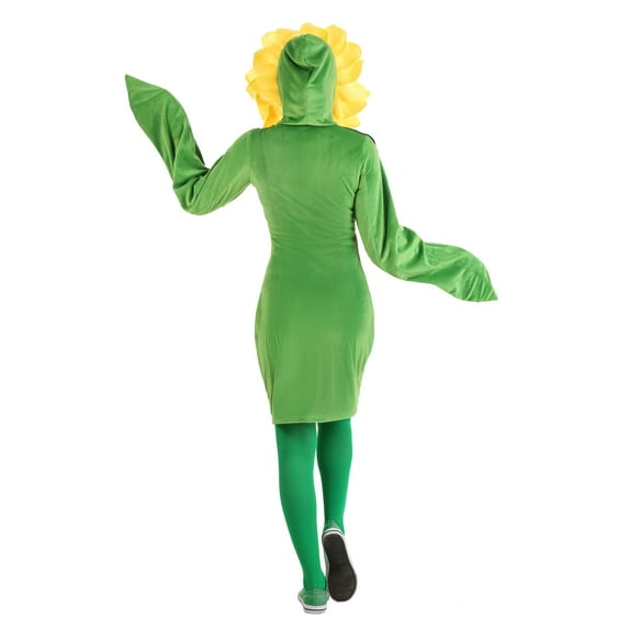 Women's Flower Hoodie Dress