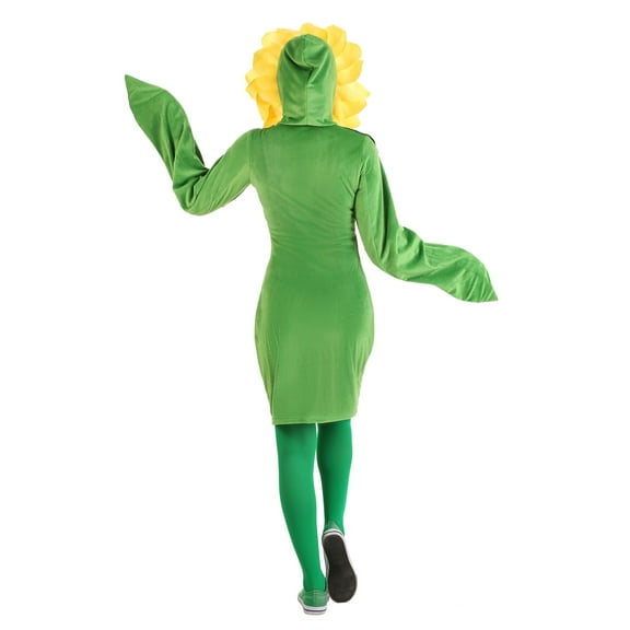 Women's Flower Hoodie Dress