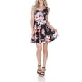 thumbnail image 1 of Women's Flower Print Fit and Flare Dress, 1 of 3