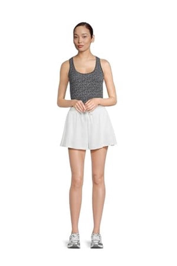 Women's Flowy Run Short, White, 3XL