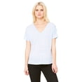 thumbnail image 1 of Women's Flowy Simple V-Neck T-Shirt, 1 of 3