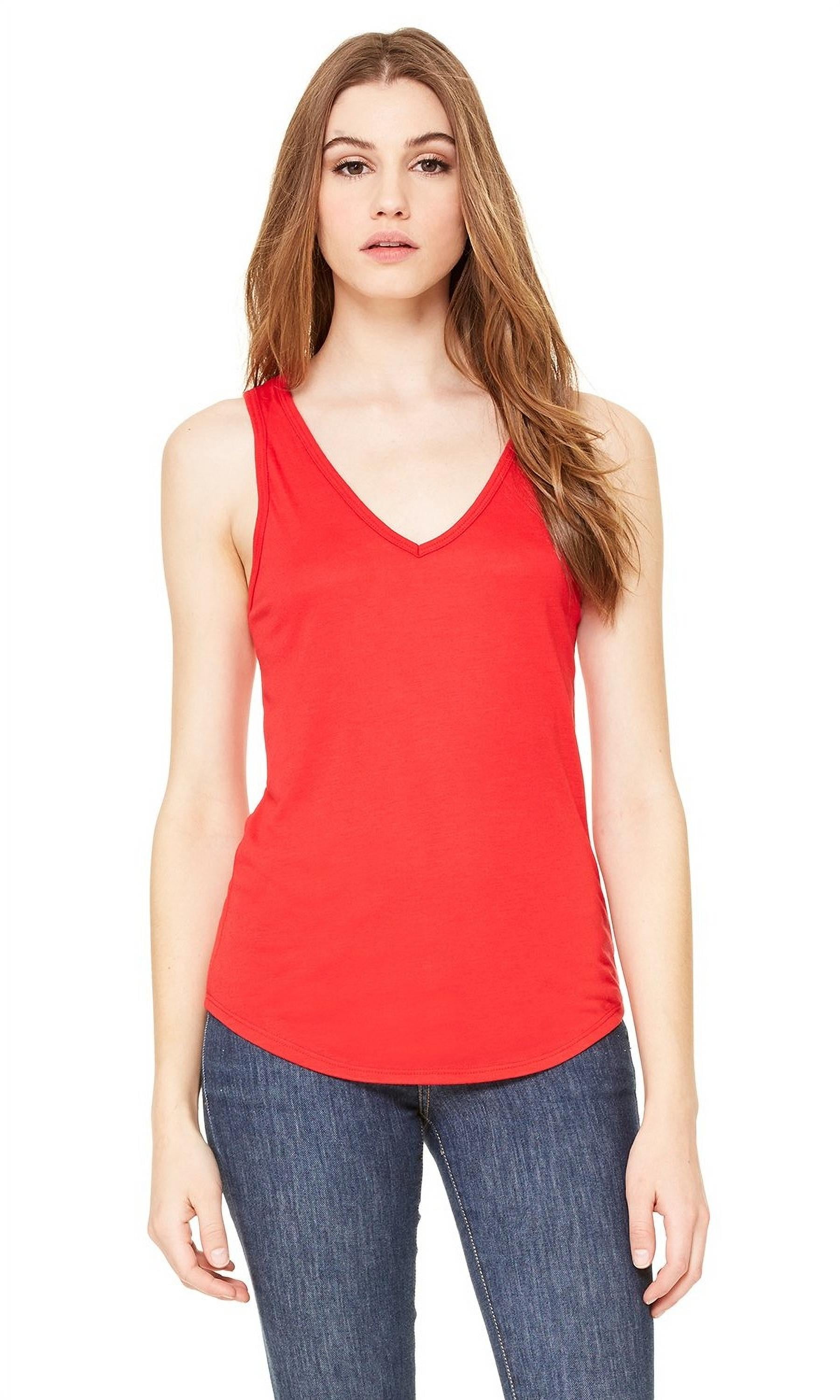 Women's Flowy V-Neck Tank Top