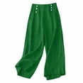 thumbnail image 1 of Women's Flowy Wide Leg Pants Casual Beach Pants High Waisted Drawstring Palazzo Trousers with Pockets, 1 of 7