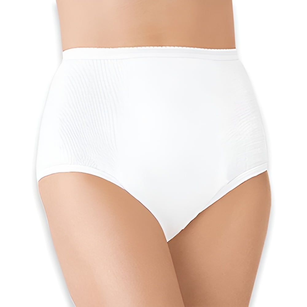 Women's Fluid-Resistant 100% Cotton Underwear With 6 Ply Integrated Crotch  Panel 