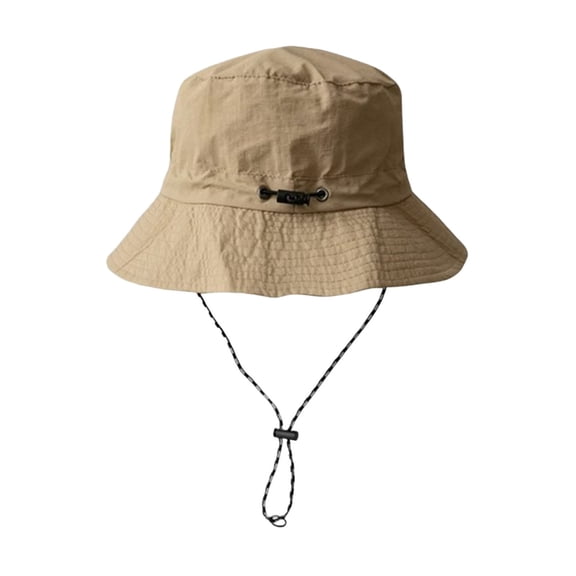 Women's Foldable Outdoor Sun Hat & Quick-Dry Beach Cap - UPF 50+ UV Protection Collapsible Bucket Hat - Packable and Lightweight, Versatile Style for Outdoor Activities,Khaki