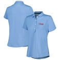 thumbnail image 1 of Women's FootJoy Light Blue TOUR Championship Solid Lisle Polo, 1 of 3