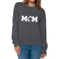 thumbnail image 1 of Women's Football Mom Graphic Sweatshirt Tops White Mother's Day Gift Sports Mom, 1 of 4