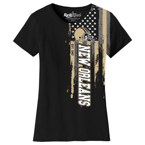 Women's Football USA Flag T-Shirt