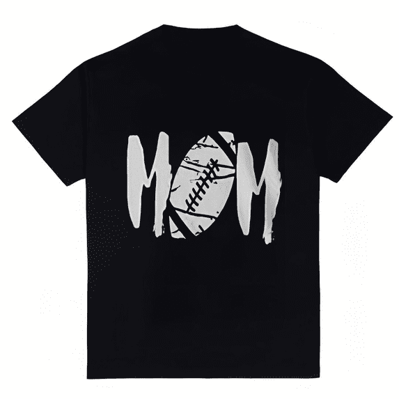 Women's Football themed Mom Graphic T-Shirt S-4XL