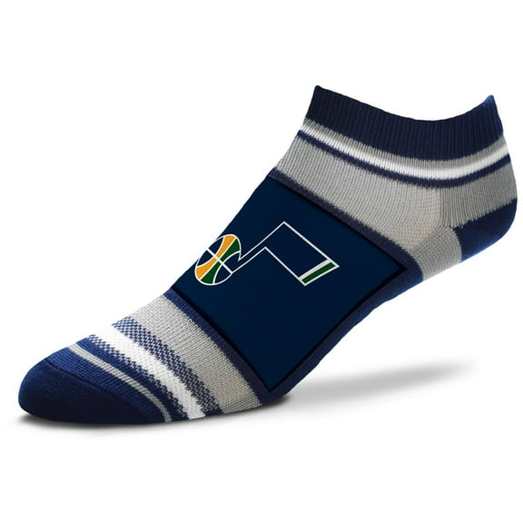 Women's For Bare Feet Utah Jazz Marquis Addition No Show Ankle Socks