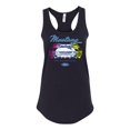 thumbnail image 1 of Women's Ford Mustang The Legend Lives Retro Vintage Racerback Tank Top-Black-large, 1 of 4