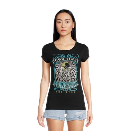 Women's Forever Skeletons Short Sleeve Graphic T-Shirt