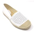 thumbnail image 1 of Women's Forever Young Faux Leather Embossed Woven Weaved Tip Espadrille, 1 of 5