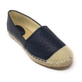thumbnail image 1 of Women's Forever Young Faux Leather Embossed Woven Weaved Tip Espadrille, 1 of 5