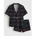 thumbnail image 1 of Women’s Formula Racing 2026 Satin Pajama Set, Short or Long Sleeve Sleepwear Loungewear, Racing Season Pajamas Gift for Fans, 1 of 4